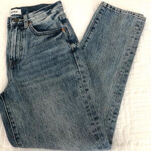 PISTOLA high rise straight jean. Great condition. Sz 25